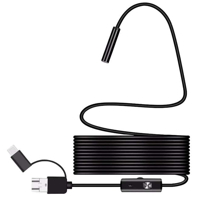 Endoscopio Digital para Smartphone 3 en 1 - 7mm/1 metro Hover Image