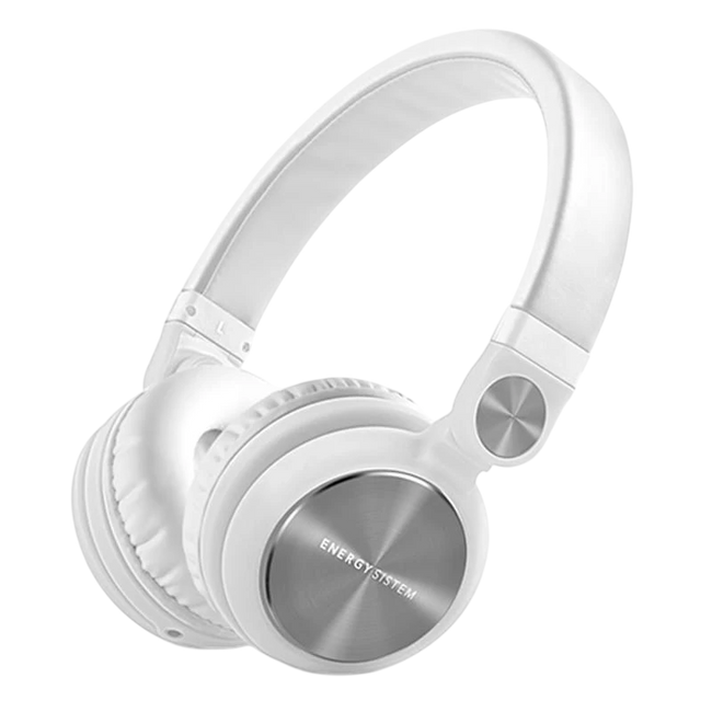 Energy Headphones DJ2 Blanco Mic con micrófono Auriculares Hover Image