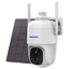 Cámara de vigilancia IP Escam G24 3M Wifi Panel solar Blanco