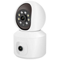 Camara de seguridad IP Escam QF010 2MP+2MP Visión Nocturna a Color Paneo Wifi Blanco