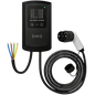 Cargador Coche Eléctrico con Estación de Carga 32A / 22KW / Sin enchufe (trifásica) / 5M / LCD - EV Tipo 2