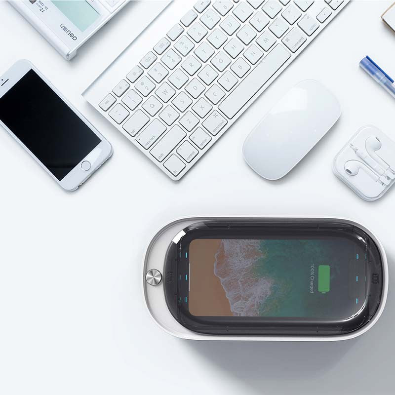 Esterilizador de Smartphone con Cargador Inalámbrico S100