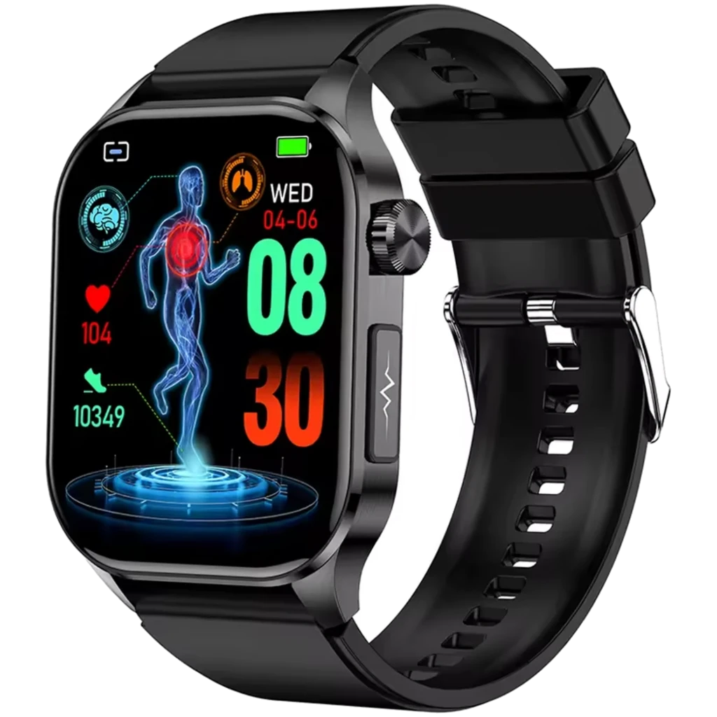 ET580 Negro Correa Silicona 2,04 pulgadas AMOLED Llamadas Bluetooth 10 días IP67 - Reloj inteligente