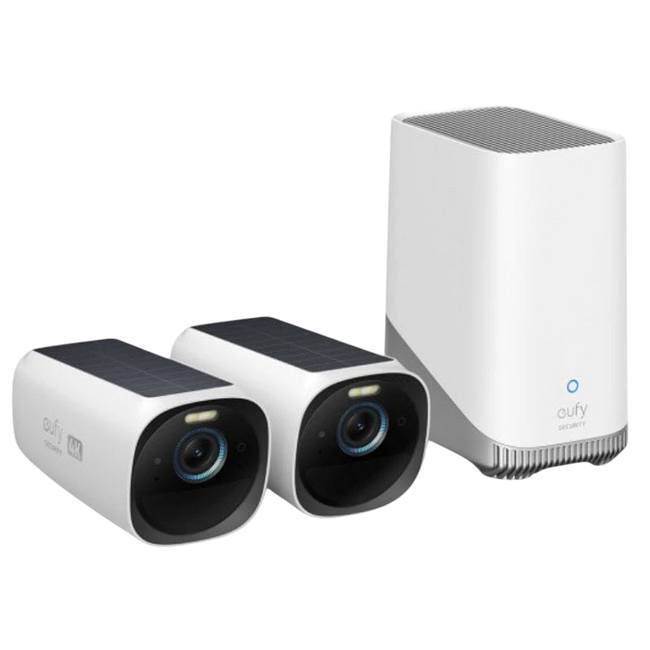 eufy Security S330 (eufyCam 3) 4K UHD Panel solar Blanco / Negro Hover Image