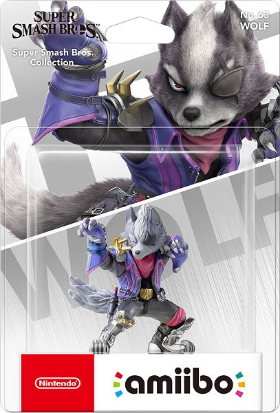 Figura Amiibo S. Smash Bros: Wolf Hover Image
