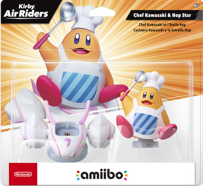 Figura Amiibo Kirby Air Riders: Chef Kawasaky & Hop Star (imp) Hover Image