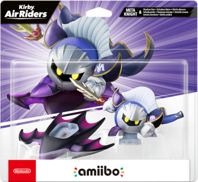Figura Amiibo Kirby Air Riders: Meta Knight & Shadow Star (imp) Hover Image