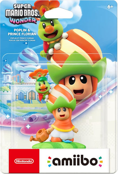 Figura Amiibo Super Mario Bros. Wonder: Poplin & Prince Florian Hover Image