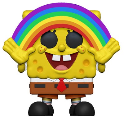 Figura Pop Bob Esponja: Bob Esponja Rainbow