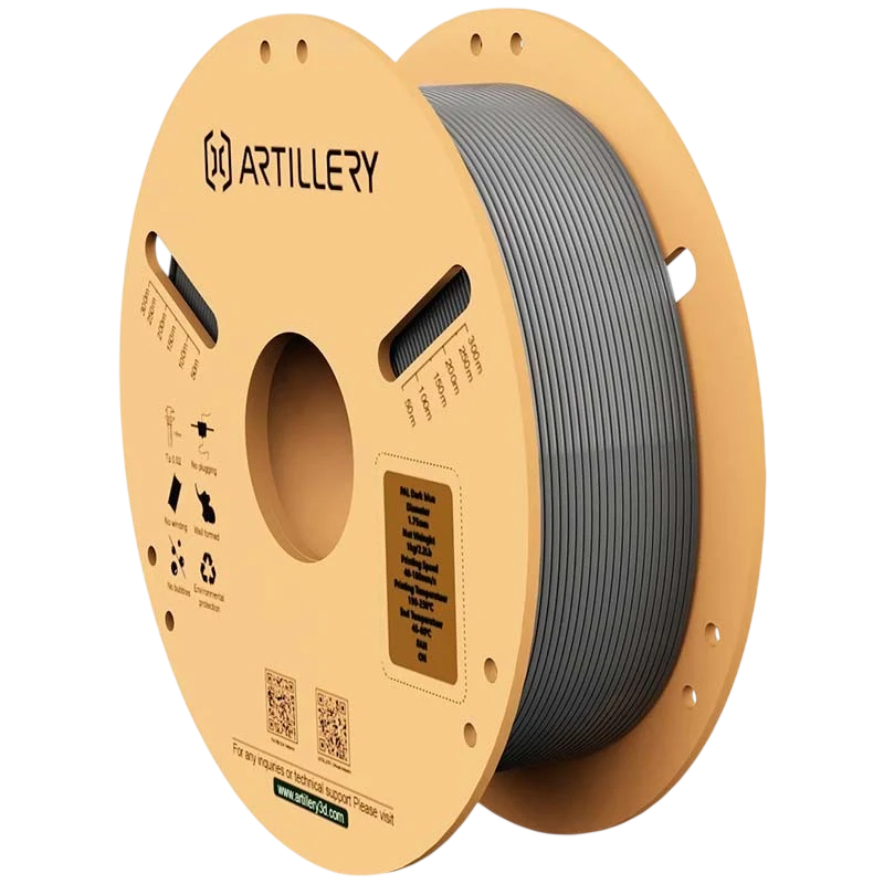 Filamento ARTILLERY PLA Gris - 1.75mm - Bobina de 1kg