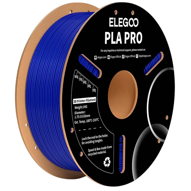 ELEGOO PLA PRO Azul para Impresoras 3D FDM - Filamento 1.75mm Bobina de 1kg Hover Image