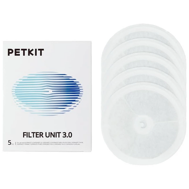 Filtros para Bebederos Automáticos Petkit Filter Unit 3.0 Kit 5 Unidades Hover Image