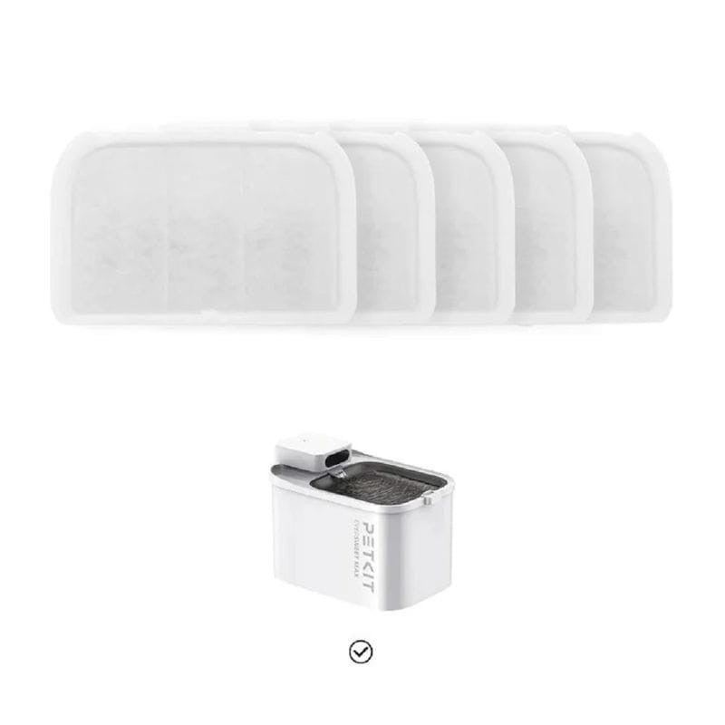 Filtros para Bebedero Automático PETKIT Eversweet MAX - Petkit Filter Unit Rect - Kit 5 Unidades