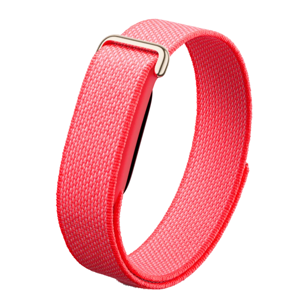 Fitbit Air Berry Rojo Monitor Frecuencia Cardíaca, SpO2, Temperatura Piel Batería 7 Días 50m