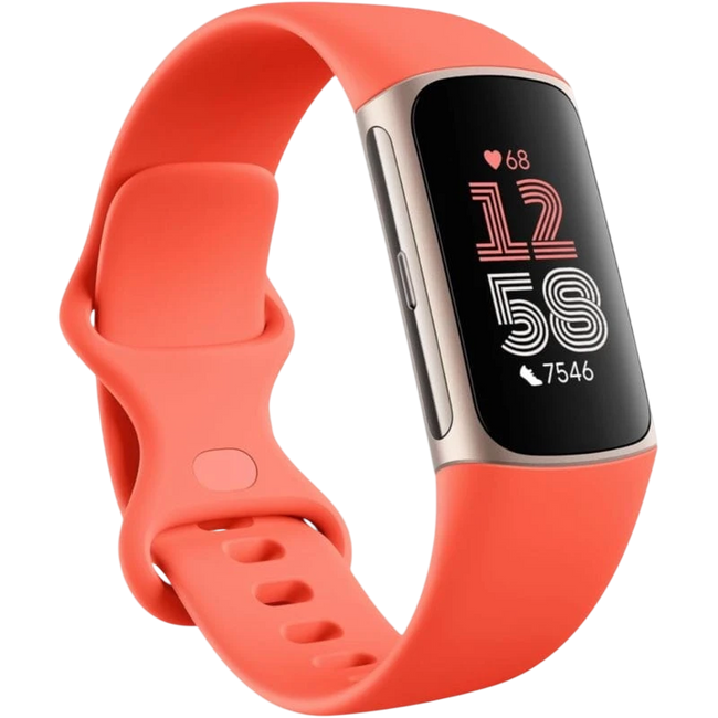 Fitbit Charge 6 Coral - Pulsera de Actividad Hover Image