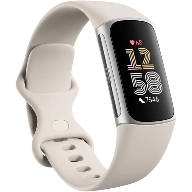 Fitbit Charge 6 Plata - Pulsera de Actividad Hover Image