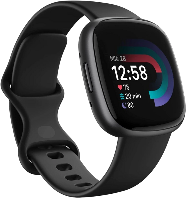 Fitbit Versa 4 Negro - Reloj inteligente con GPS Hover Image