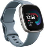 Fitbit Versa 4 Platino - Reloj inteligente con GPS