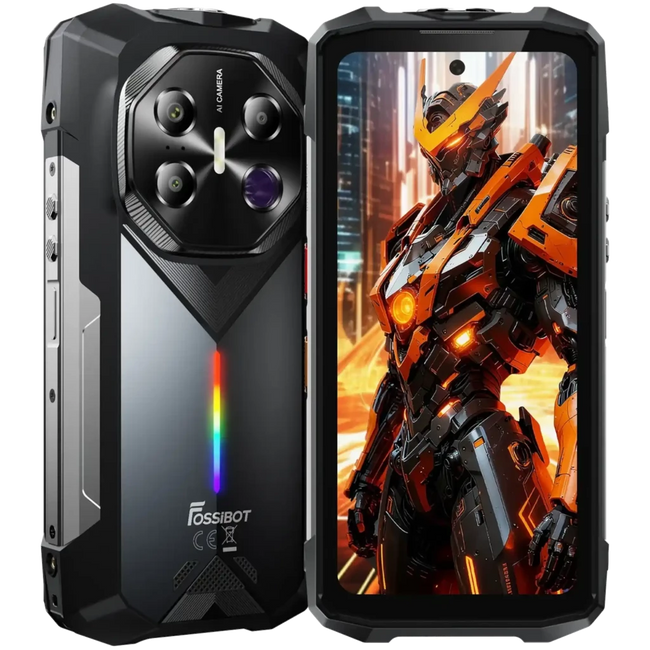 Fossibot F113 12GB/256GB Gris Rugged Hover Image