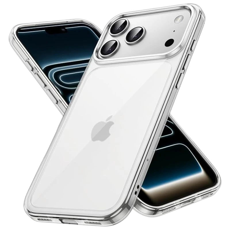 Funda Antigolpes Premium para iPhone 17 Pro / iPhone 18 Pro Acrílico Anti-Amarillo Transparente