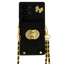 Funda Cartera Cadenas Colgantes Coquette Samsung Galaxy A56, Negro