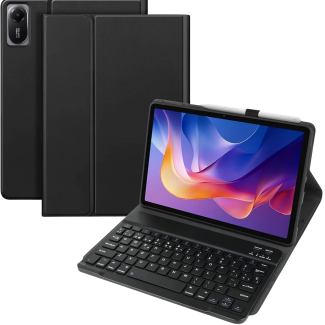 Funda con Teclado Espaol para Redmi Pad 2 9.7" Negro Hover Image