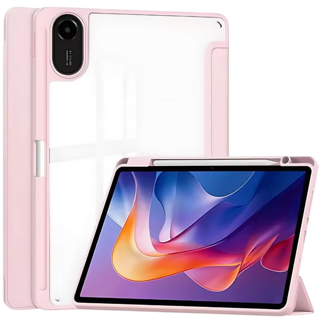 Funda Crystal Xiaomi Redmi Pad 2 Rosa Hover Image