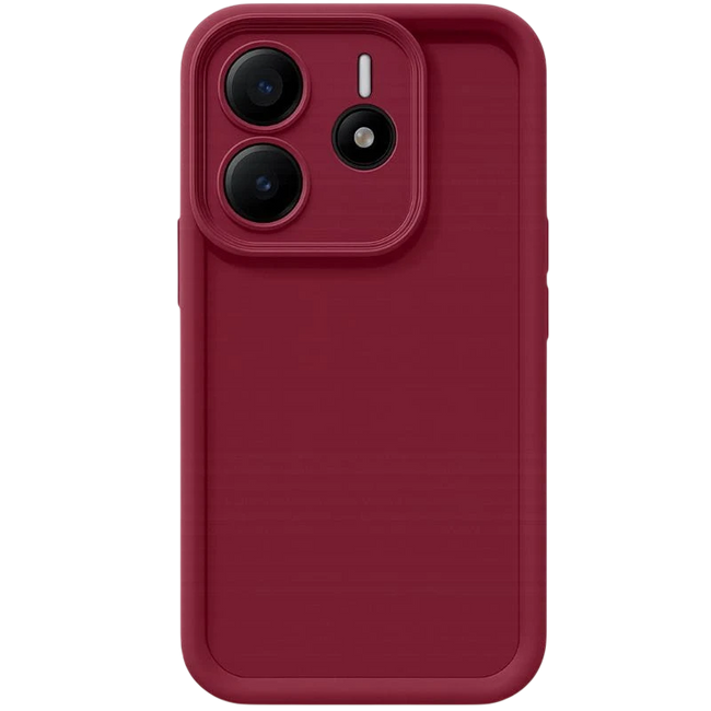 Funda de silicona mate Xiaomi Redmi Note 14 5G Rojo Hover Image