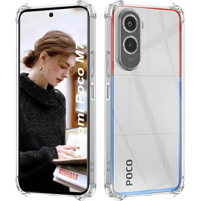 Funda de silicona Reinforced Xiaomi Poco M7 4G Hover Image