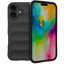 Funda de silicona Wave iPhone 16 Negro