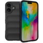 Funda de silicona Wave iPhone 16 Negro