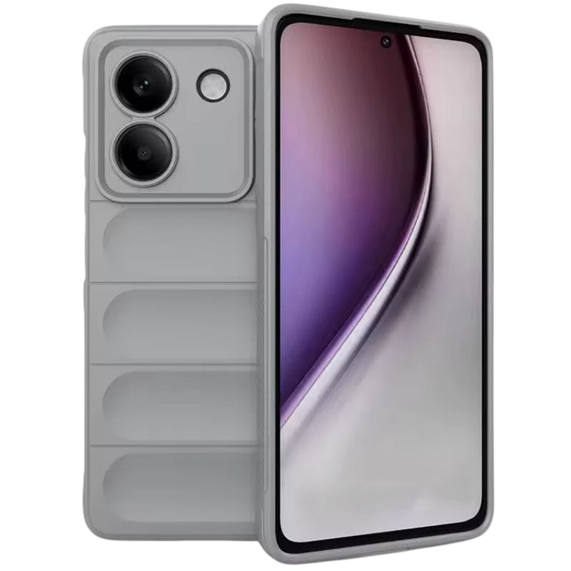 Funda de silicona Wave Xiaomi Poco M7 Pro Gris Claro