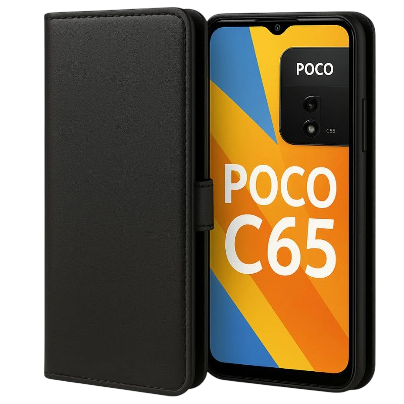 Funda libro 360 Protection Xiaomi Poco C85 Negro