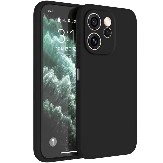 Funda Oppo Reno15 F / Reno 15 FS 5G Square Liquid Premium Negro Hover Image