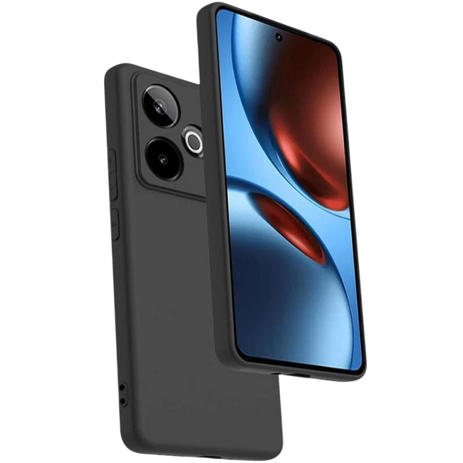 Funda Realme GT 7 Square Liquid Premium Negro Hover Image