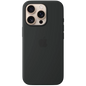 Funda de silicona con Magsafe para iPhone 16 Pro, Negro