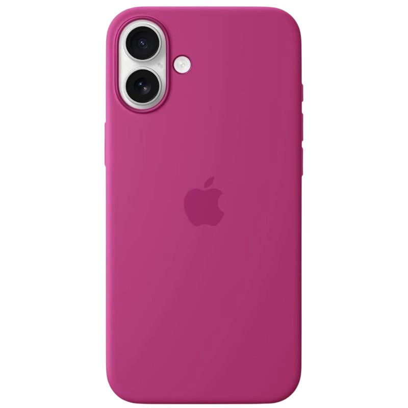 Funda de Silicona con Magsafe para iPhone 16, Fucsia