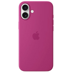 Funda de Silicona con Magsafe para iPhone 16, Fucsia