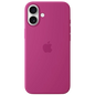 Funda de Silicona con Magsafe para iPhone 16, Fucsia