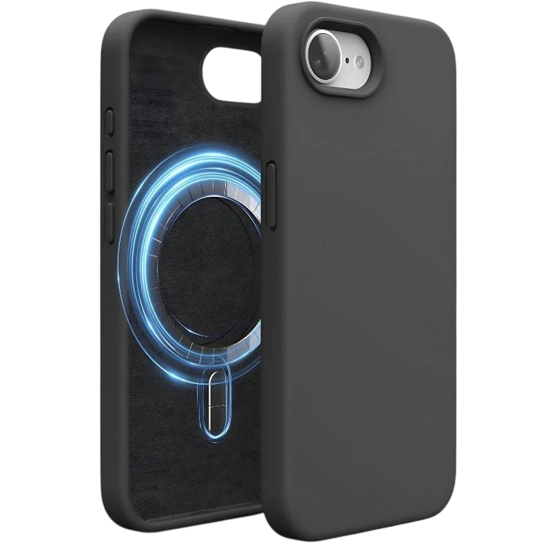Funda Suave Magsafe Compatible iPhone 17e/16e 6.1" Negro