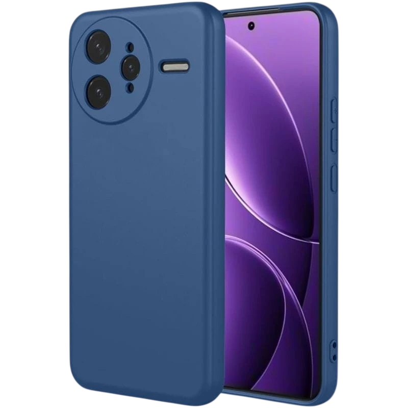 Funda Xiaomi Poco F7 Pro Square Liquid Premium Azul