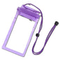 Funda Móvil Impermeable Acuática Colgante Universal Púrpura