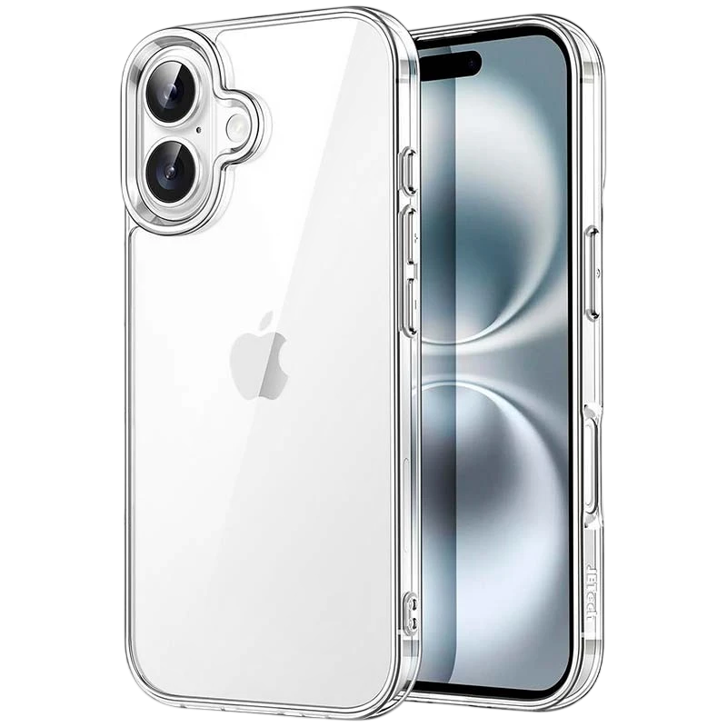 Funda Antigolpes Premium para iPhone 16 Plus 6.7 Acrílico Anti-Amarillo Transparente