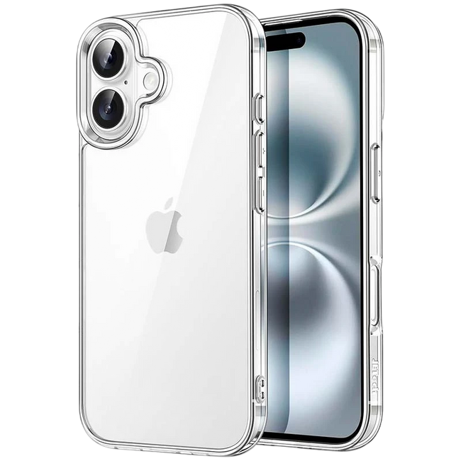Funda Antigolpes Premium para iPhone 16 Plus 6.7 Acrílico Anti-Amarillo Transparente Hover Image