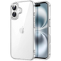 Funda Antigolpes Premium para iPhone 16 Plus 6.7 Acrílico Anti-Amarillo Transparente