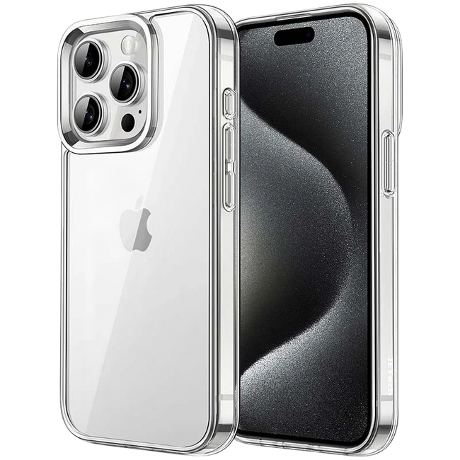 Funda Antigolpes Premium para iPhone 16 Pro Max 6.9 Acrílico Anti-Amarillo Transparente Hover Image