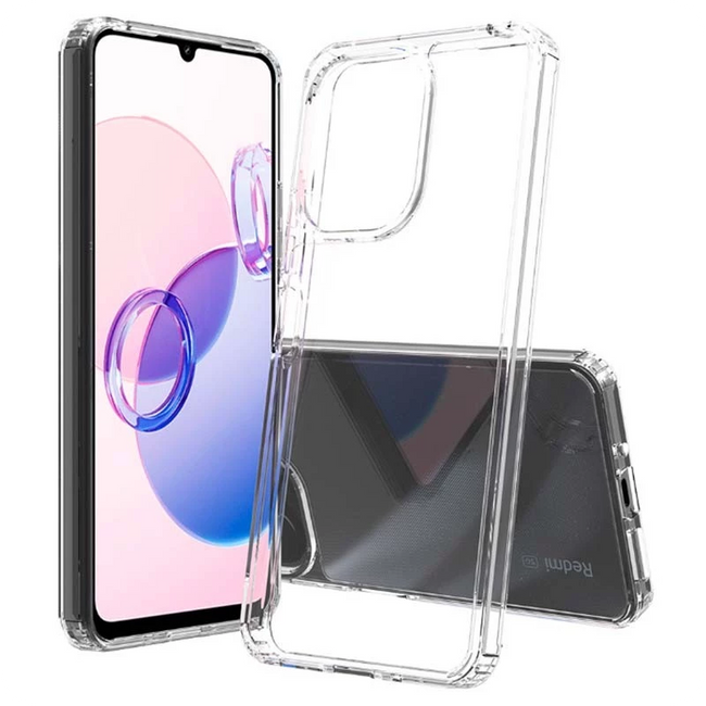 Funda Antigolpes Premium para Xiaomi Redmi 13C / Poco C65 / Poco M6 5G Acrílico Anti-Amarillo Transparente Hover Image