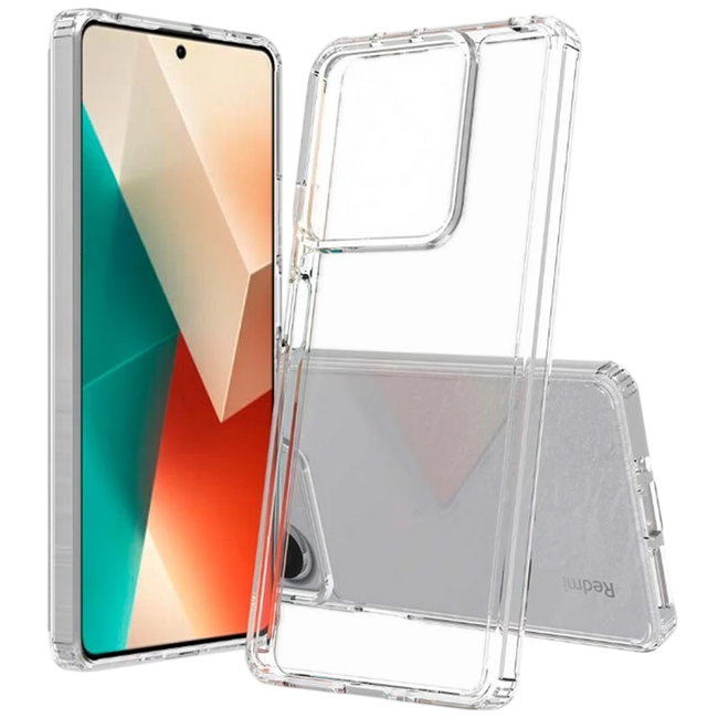 Funda Antigolpes Premium para Xiaomi Redmi Note 13 5G Acrílico Anti-Amarillo Transparente Hover Image