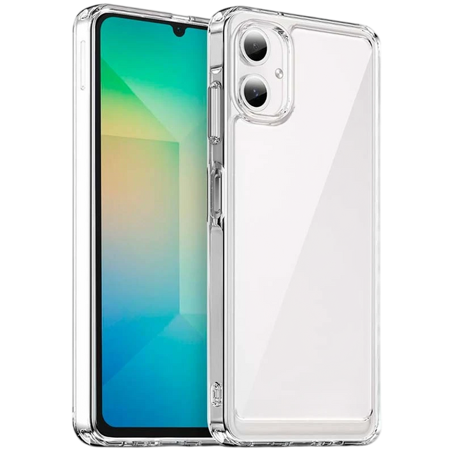 Funda Antigolpes Premium para Samsung Galaxy A06 4G Acrílico Anti-Amarillo Transparente Hover Image