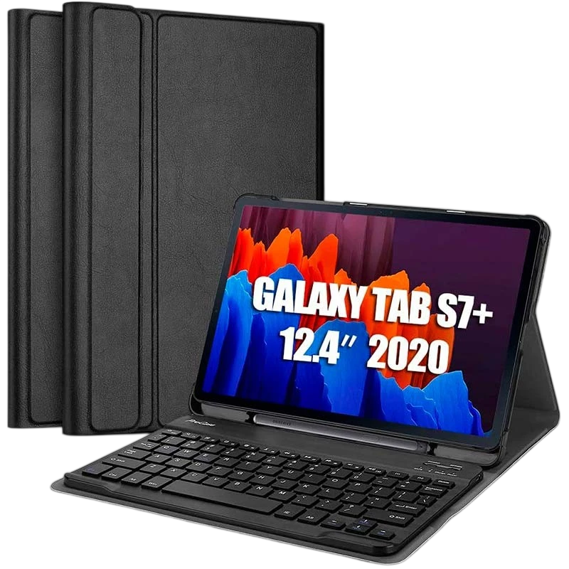 Funda con Teclado Samsung Galaxy Tab S7+/S8+/S7 FE